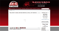 Desktop Screenshot of idealrefuse.com